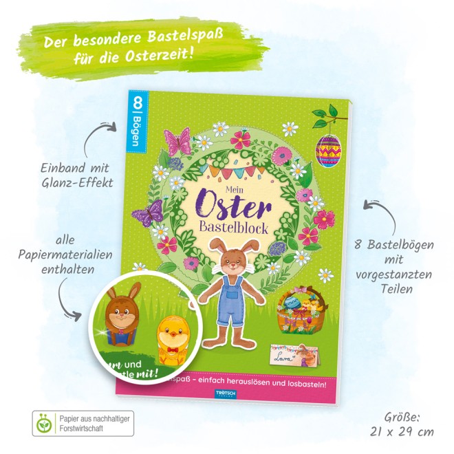 Mein Oster Bastelblock