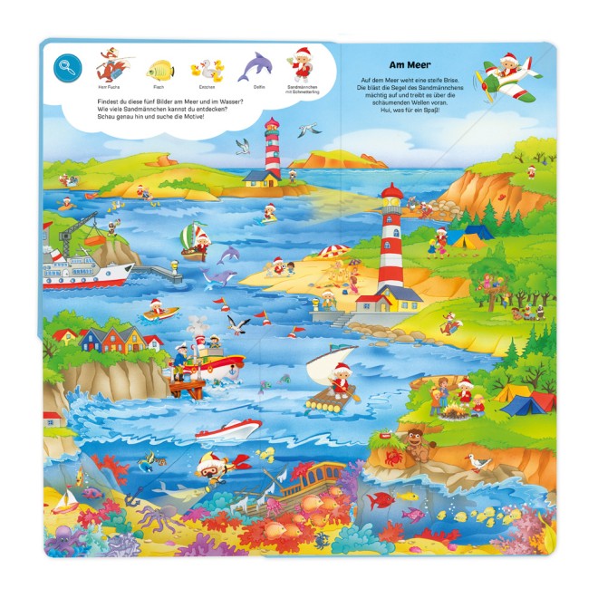 Unser Sandmännchen Klapp-Auf-Wimmelbuch
