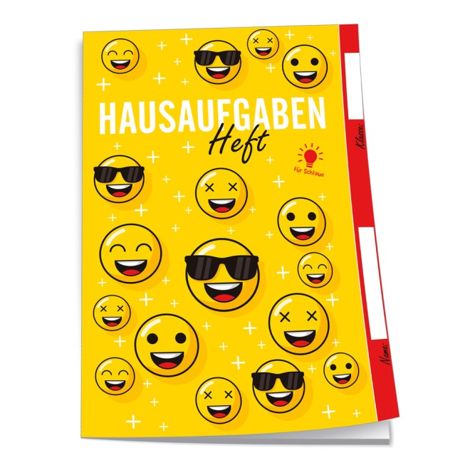 Hausaufgabenheft für Schlaue Happy