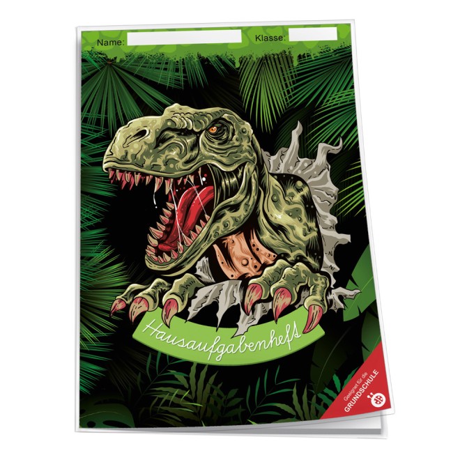 Hausaufgabenheft Grundschule Dino