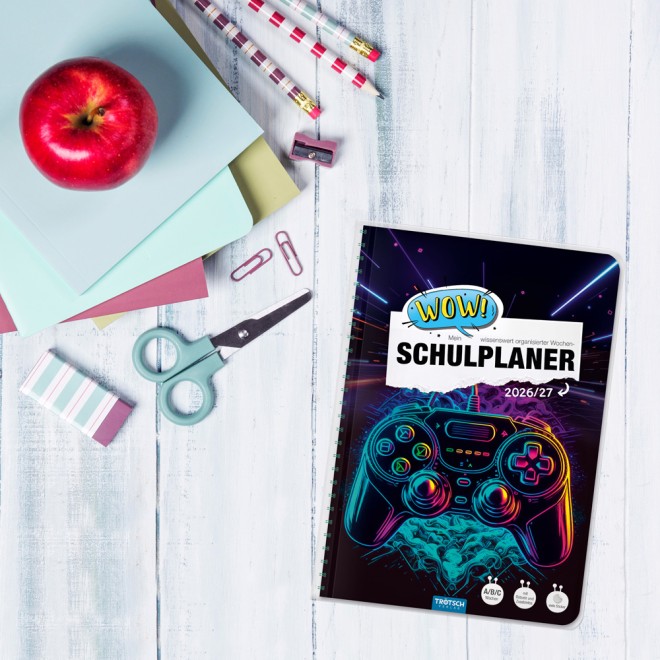 WOW-Schulplaner Gaming 26/27