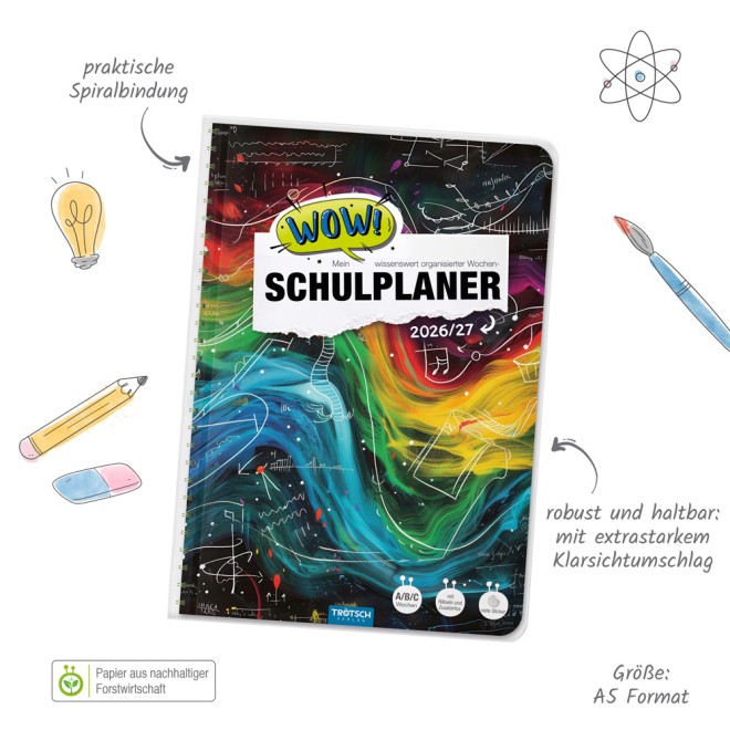 WOW-Schulplaner Waves 26/27