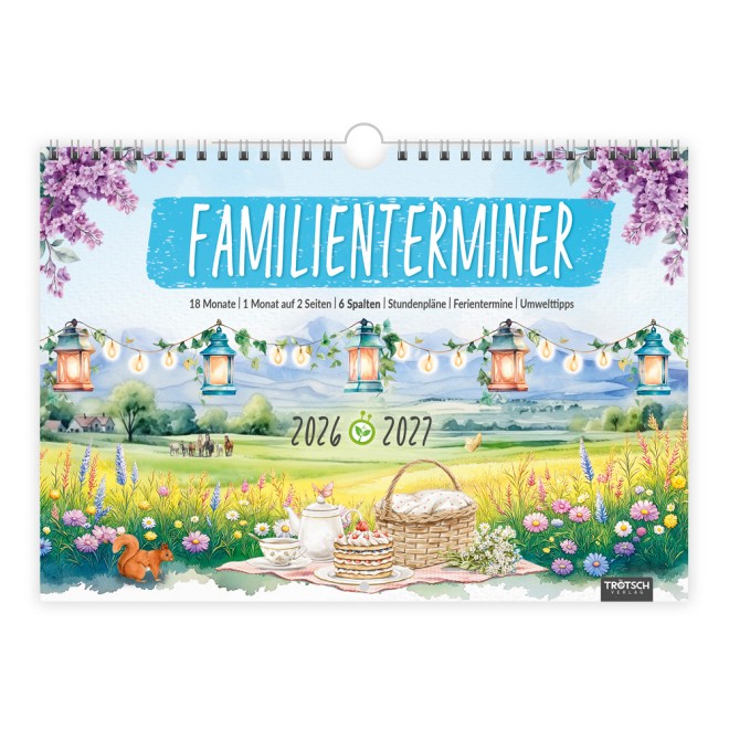 Familienterminer Landgrüße für 18 Monate 2026/2027