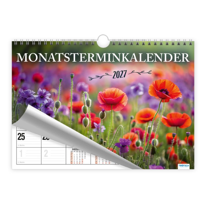 Monatsterminer Montasterminkalender Fotocover 2027