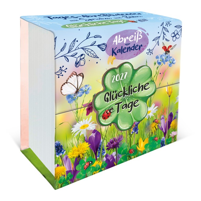 Geschenkkalender Abreißkalender Glückliche Tage 2027