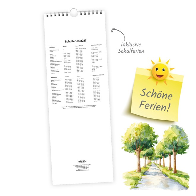 Maxi-Streifenkalender Oma und Opa 2027