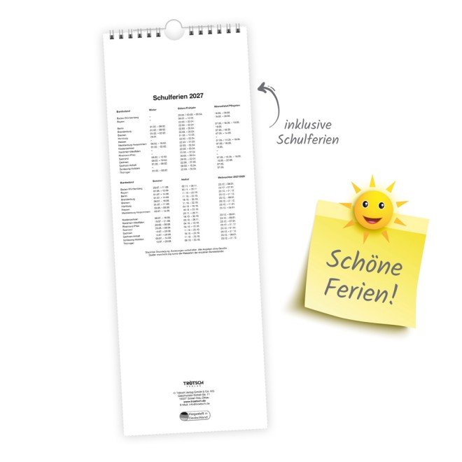 Maxi-Streifenkalender Großvaters Gartenplaner 2027