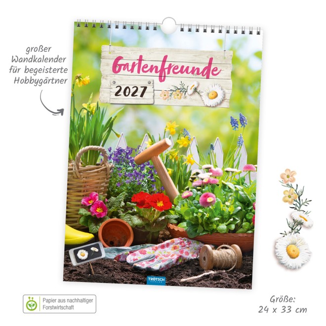 Classickalender Gartenfreunde 2027