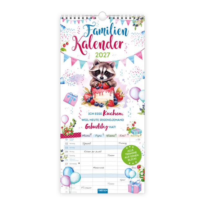 Familienkalender Spruchreif 2027
