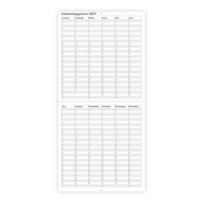 Broschürenkalender Blumenkalender 2027