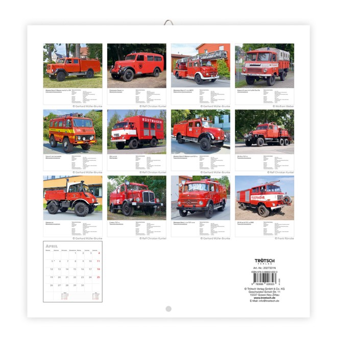 Broschürenkalender Feuerwehren 2027