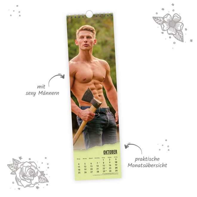 Erotikkalender XL-Streifenkalender Men 2027