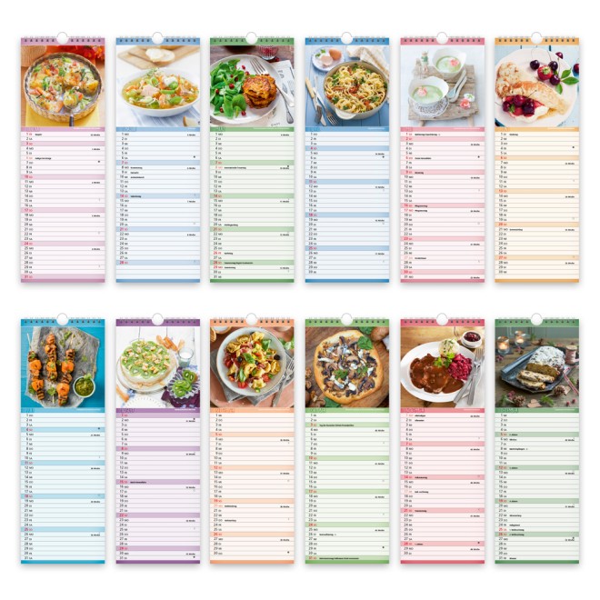 Streifenkalender Küchennotiz 2027 Notizkalender