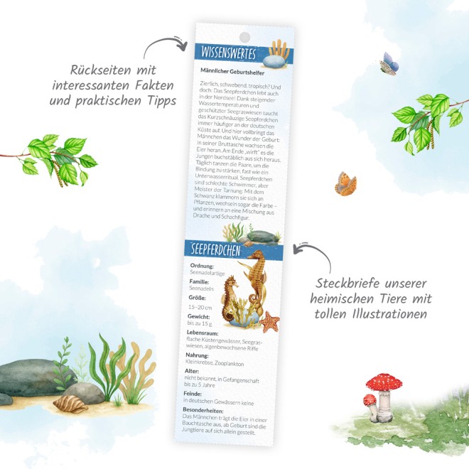 Streifenkalender Mini Heimische Tierwelt 2027