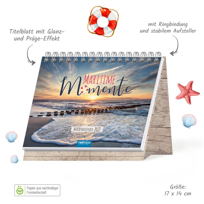 Aufstellwochenkalender Maritime Momente 2027