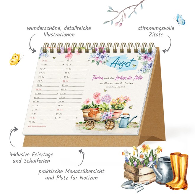 Aufstellkalender Kleine Landgrüße 2027