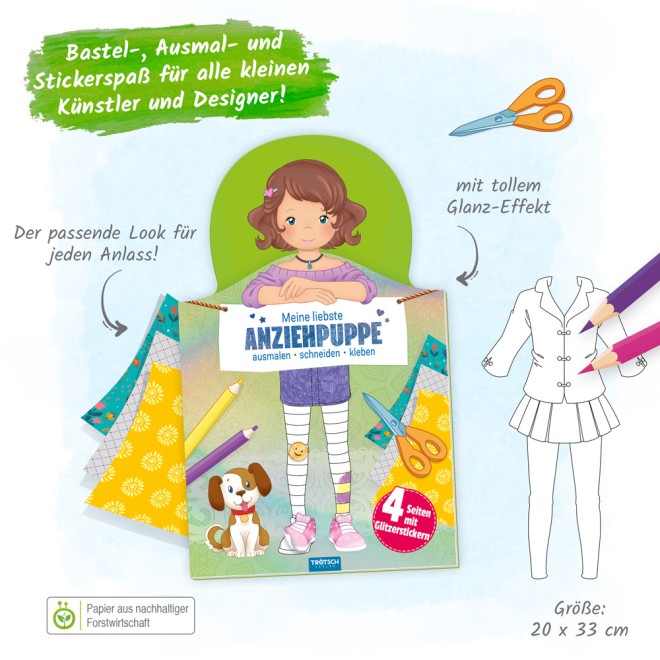 Beschäftigungsbuch "Meine liebste Anziehpuppe"