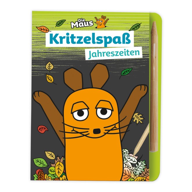 DIE MAUS Mini-Kratzblock "Jahreszeit"