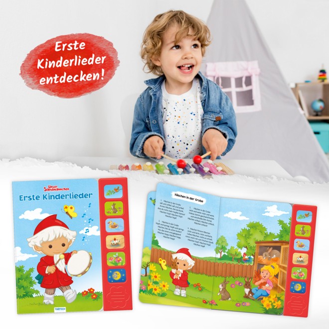 UNSER SANDMÄNNCHEN Soundbuch "Erste Kinderlieder"