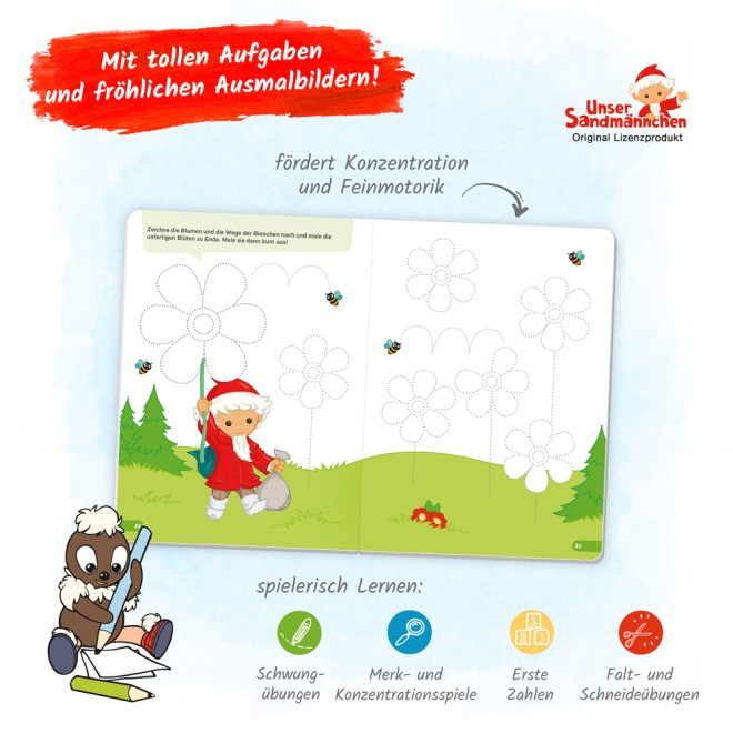Unser Sandmännchen Mein Kindergarten Übungsbuch