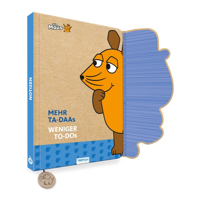 DIE MAUS Notizbuch Klappe "Elefant"