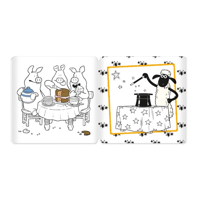 SHAUN DAS SCHAF Stickermalbuch