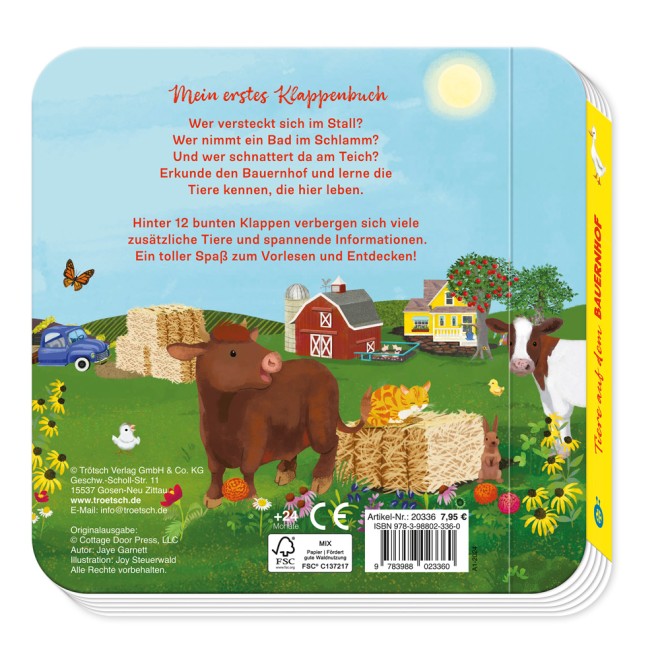 Mein erstes Klappenbuch "Tiere auf dem Bauernhof"