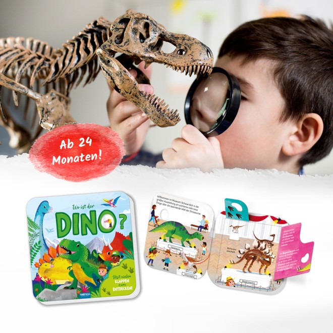 Mein erstes Klappenbuch "Wo ist der Dino?"