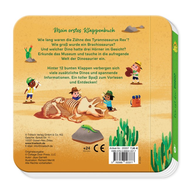 Mein erstes Klappenbuch "Wo ist der Dino?"