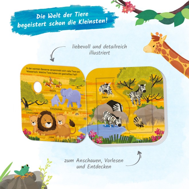 Mein erstes Klappenbuch "Welt der Tiere Wer lebt wo?"
