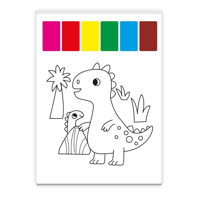 Mein erster Ausmalblock "Pfau"