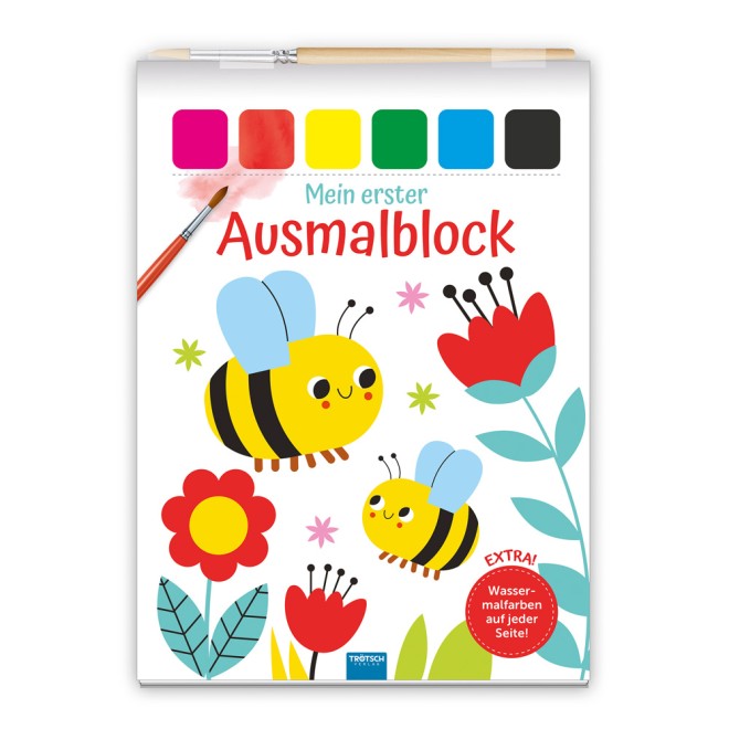 Mein erster Ausmalblock "Biene"