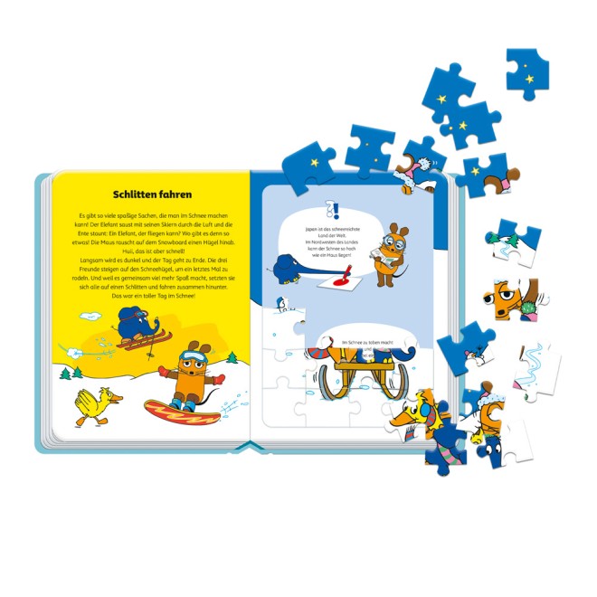 Die Maus Winter-Puzzlebuch