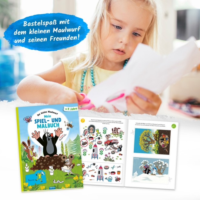 Der kleine Maulwurf Spiel-und Malbuch