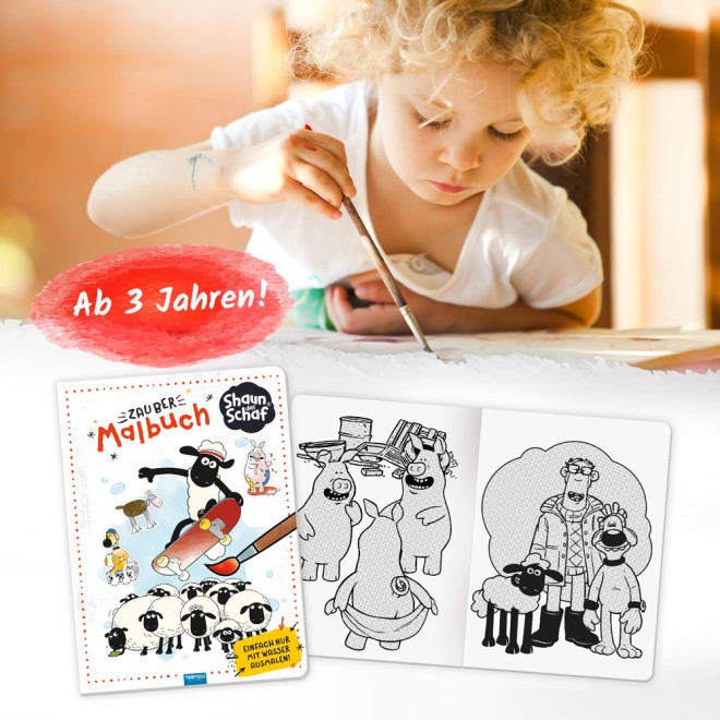 Shaun das Schaf Zaubermalbuch
