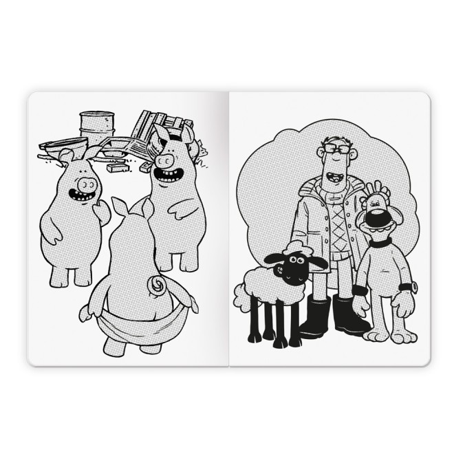 Shaun das Schaf Zaubermalbuch