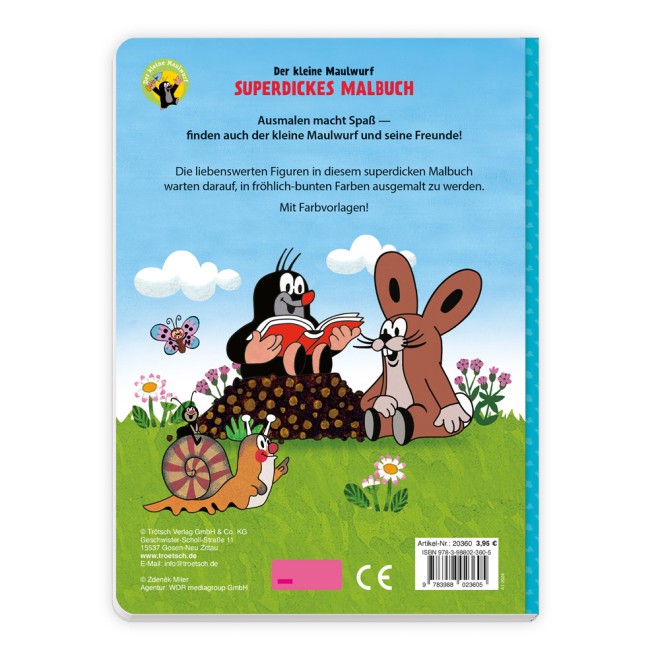 Der kleine Maulwurf Superdickes Malbuch