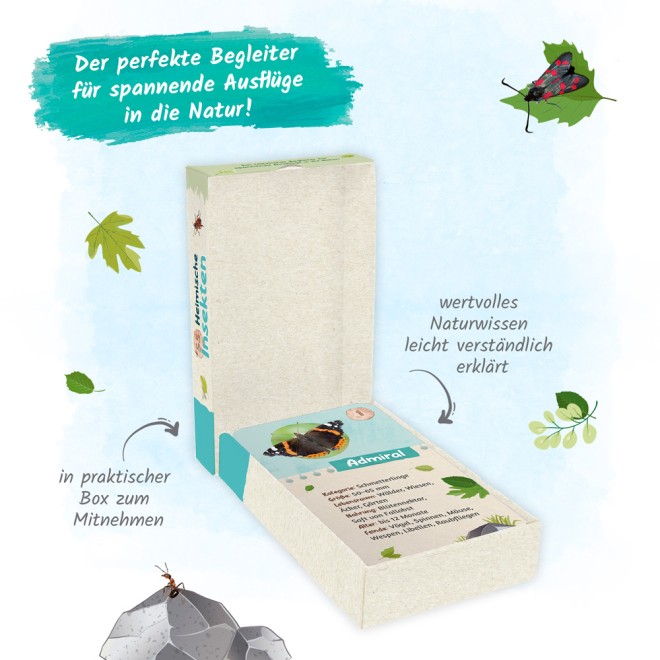 55 Lernkarten "Heimische Insekten"