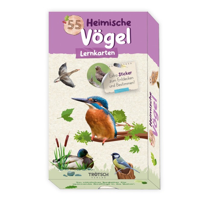 55 Lernkarten "Heimische Vögel"