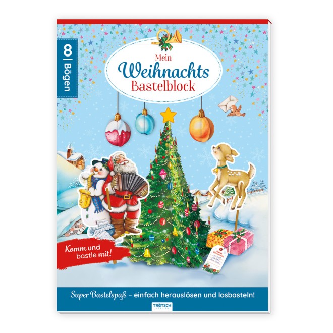 Bastelblock Weihnachts-Bastelspaß | Ab 4 Jahren