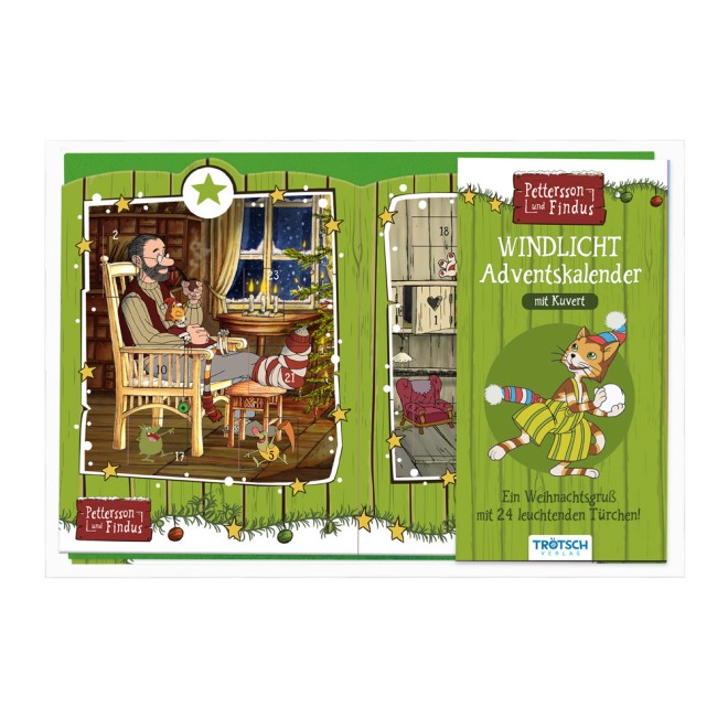 Pettersson und Findus Windlicht-Adventskalender
