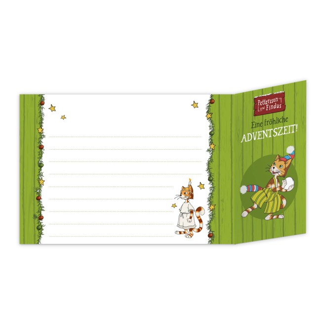 Pettersson und Findus Windlicht-Adventskalender