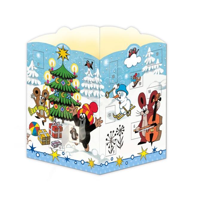 Der kleine Maulwurf Windlicht-Adventskalender