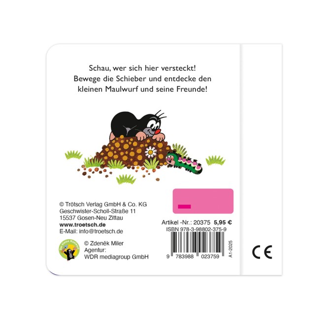 Der kleine Maulwurf "Mein Freunde-Spielbuch"