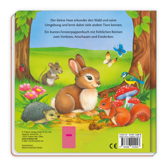 Fensterbuch "Der kleine Hase"