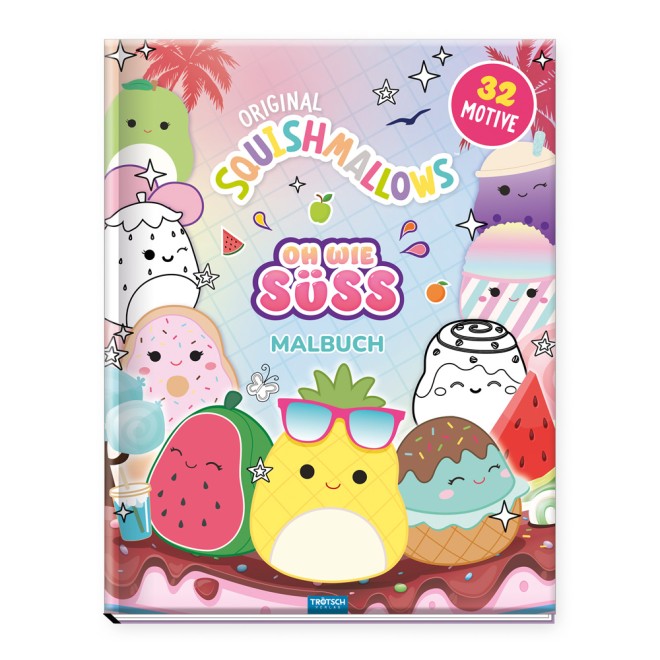 Squishmallows Ohwie süß-Malbuch
