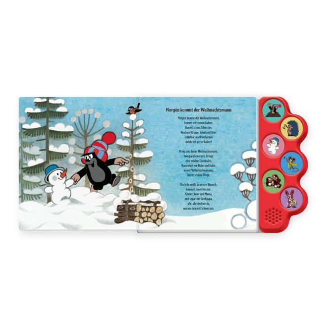 Der kleine Maulwurf Soundbuch Weihnachtslieder | Ab 18 Monaten