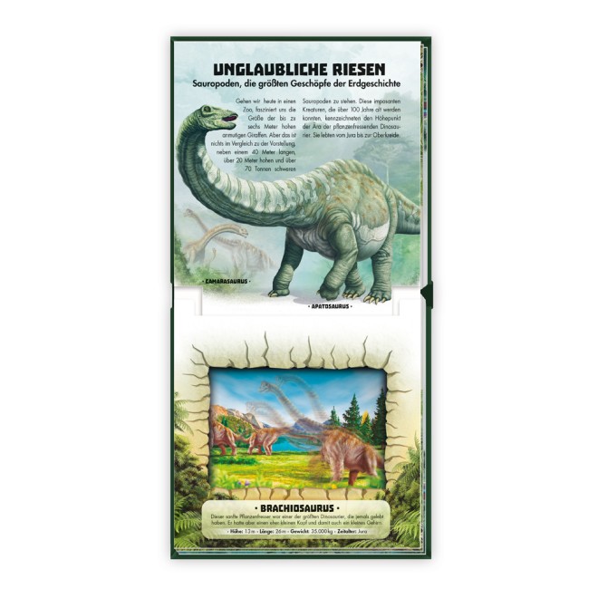 Kinderbuch Dinosaurier in unglaublichen beweglichen Bildern
