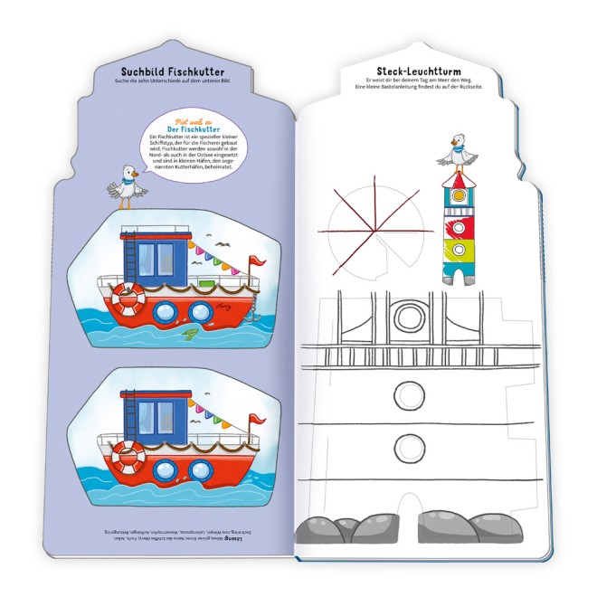 Spiel- und Malbuch - Am Meer