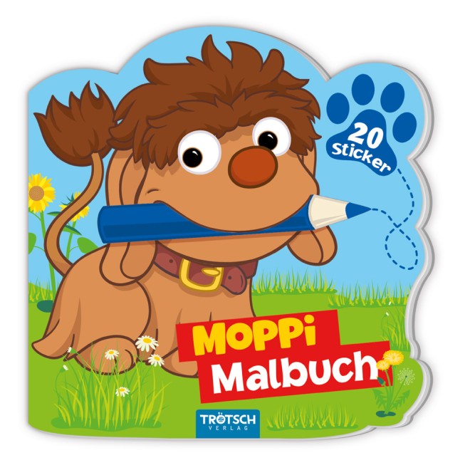 Mini-Malbuch gestanzt Moppi
